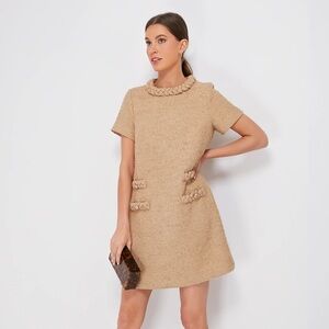 Croissant Tweed Jackie Dress from Tuckernuck NWT